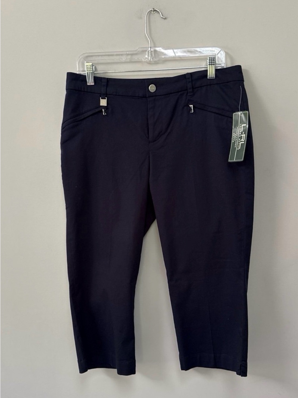 LRL Ralph Lauren Navy Capri NWT